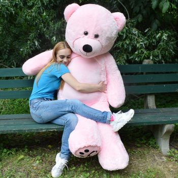 giant teddy bear 6foot pink 5209
