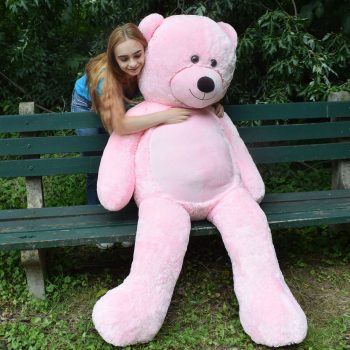 giant teddy bear 6foot pink 5211
