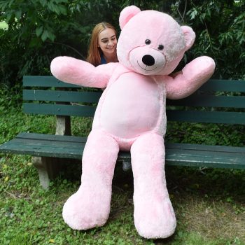 giant teddy bear 6foot pink 5213