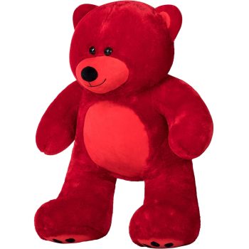 giant teddy bear soft bear red 5317