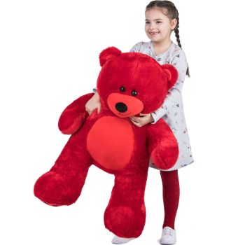 giant teddy bear soft bear red 5322