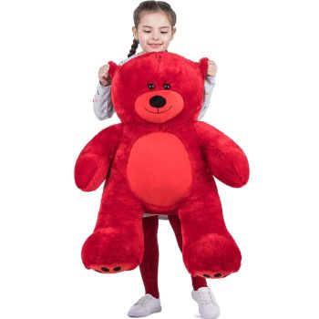 giant teddy bear soft bear red 5324