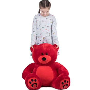 giant teddy bear soft bear red 5329