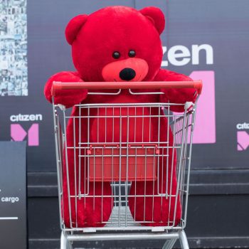 giant teddy bear soft bear red 5334
