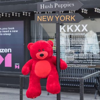 giant teddy bear soft bear red 5336