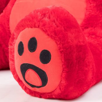 giant teddy bear soft bear red 5339