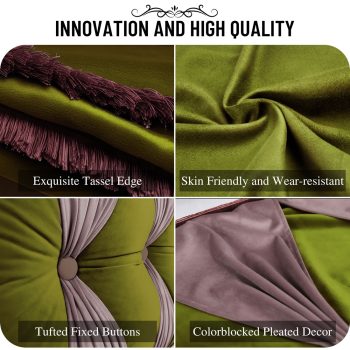 headboard backrest pillow green 4900