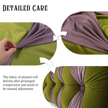 headboard backrest pillow green 4903