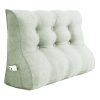 Headboard Pillow Large wedge Bolster Pillow Body Cushions White