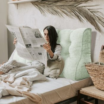 headboard pillow large wedge bolster 5549