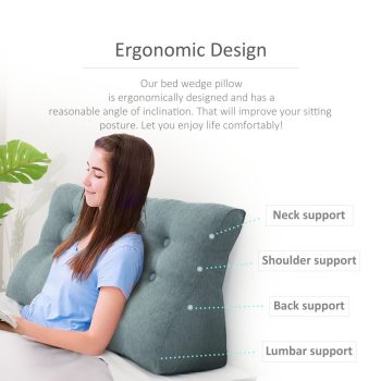 headboard pillow wedge bolster 5532