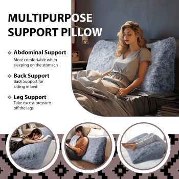 headboard plush wedge reading pillow 5964