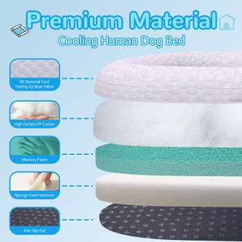 human dog bed 5729