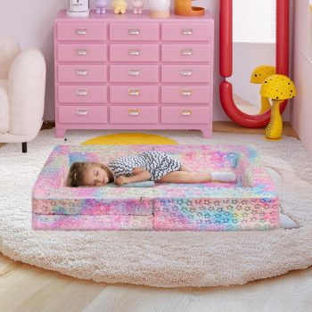 kids sofa bed fold out couch lounger 5436