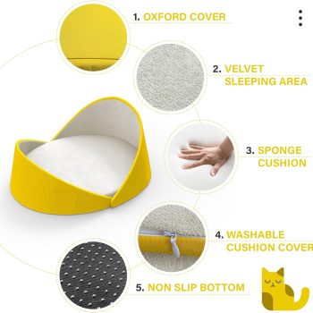 large cat couch modern cat bed 5427