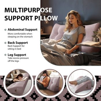 large headboard reading pillow cushion 5676