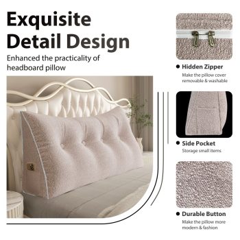 large headboard reading pillow cushion 5677