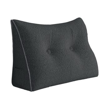large headboard reading pillow gray 5637