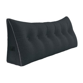 large headboard reading pillow gray 5640