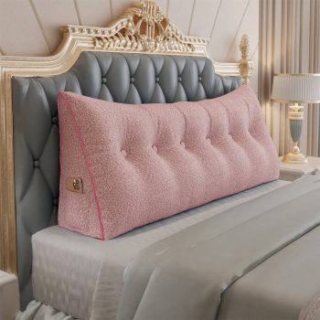 large headboard reading pillow pink 5664
