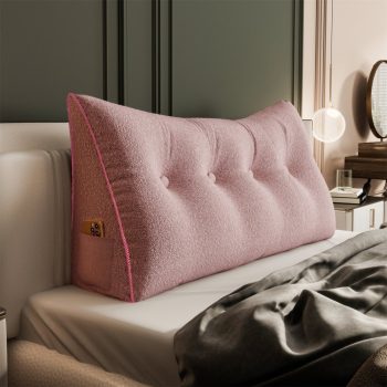 large headboard reading pillow pink 5666