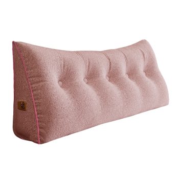 large headboard reading pillow pink 5669