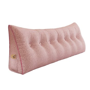 large headboard reading pillow pink 5671