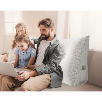large headboard reading pillow white 5644