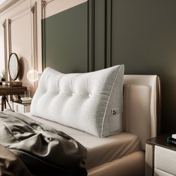 large headboard reading pillow white 5650