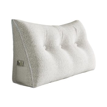 large headboard reading pillow white 5653