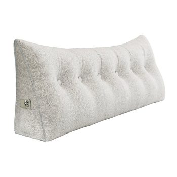large headboard reading pillow white 5655