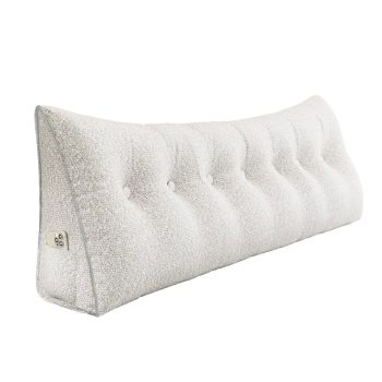 large headboard reading pillow white 5656
