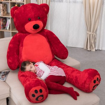 large stuffed animal toys red 5278