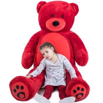 large stuffed animal toys red 5284