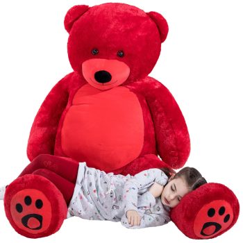 large stuffed animal toys red 5289