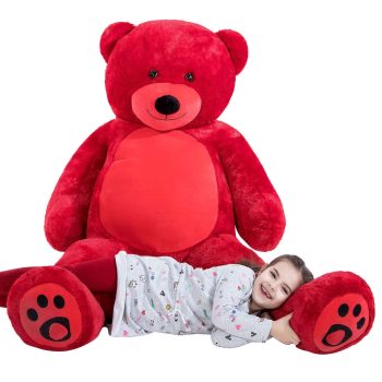 large stuffed animal toys red 5298