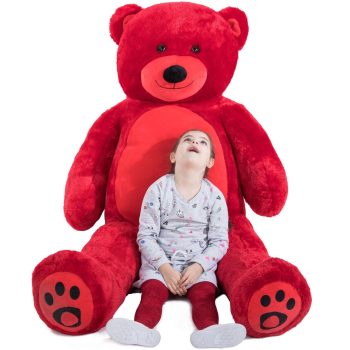 large stuffed animal toys red 5299