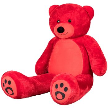 large stuffed animal toys red 5301