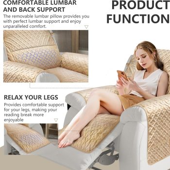 non slip quilted recliner chair cover 5571