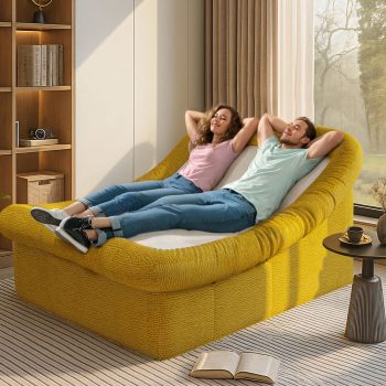 oversized chaise lounge sofa sleeper 01