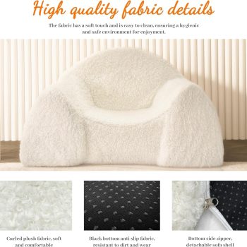 plush bean bag armchair 5693