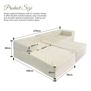plush cloud modular sofa 4818