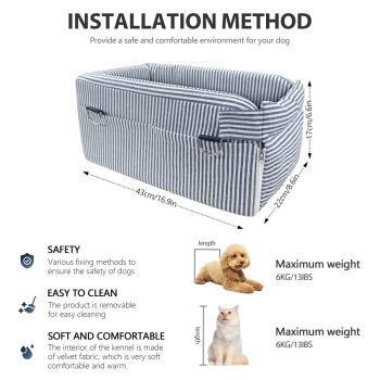 portable small pet car seat 5757