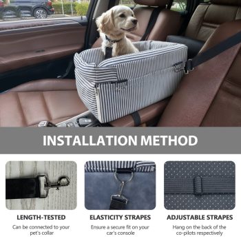 portable small pet car seat 5759