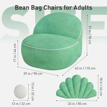 seashell bean bag chair 5083
