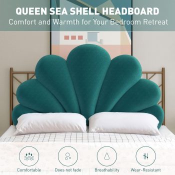seashell shaped headboard cushion 5073