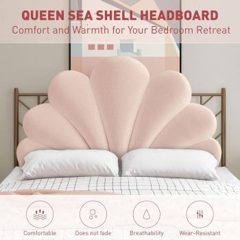 seashell shaped headboard cushion 5076