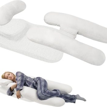 side sleeper pillow with arm hole 4987