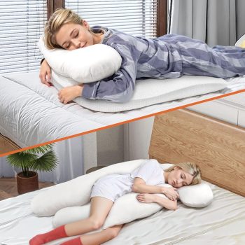 side sleeper pillow with arm hole 4992