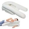 U-Shaped Side Sleeper Pillow with Arm Hole for Pain Relief